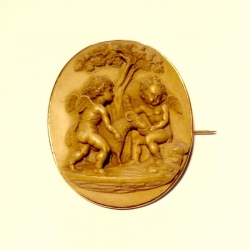 Web-Broche camafeo lava